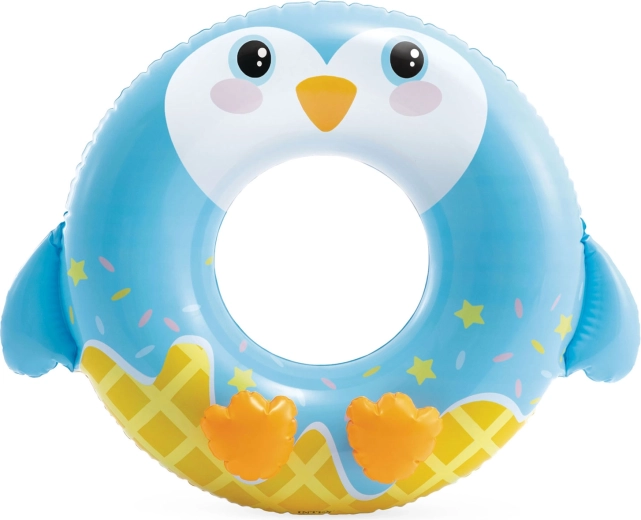 Opblaasbare zwemband pinguïn 81 cm Intex