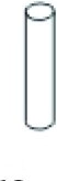 Pen 2,5 × 12,8 mm X3 CVD - 1 stuk