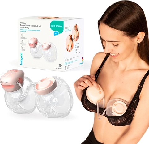 BabyOno Twinny draadloze dubbele elektrische borstkolf