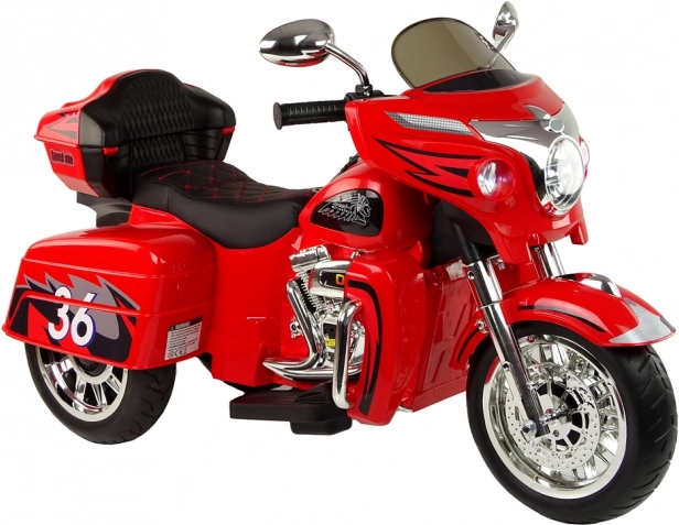 Elektrische driewieler voor kinderen GOLDWING – rood