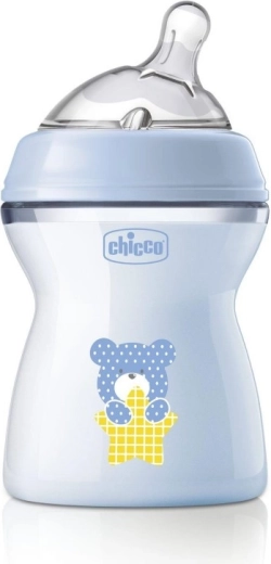 Chicco anti-koliek babyfles NaturalFeeling 250 ml voor jongens 2 m+