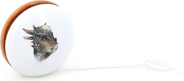 Vilac houten jojo met pachycephalosaurus-motief