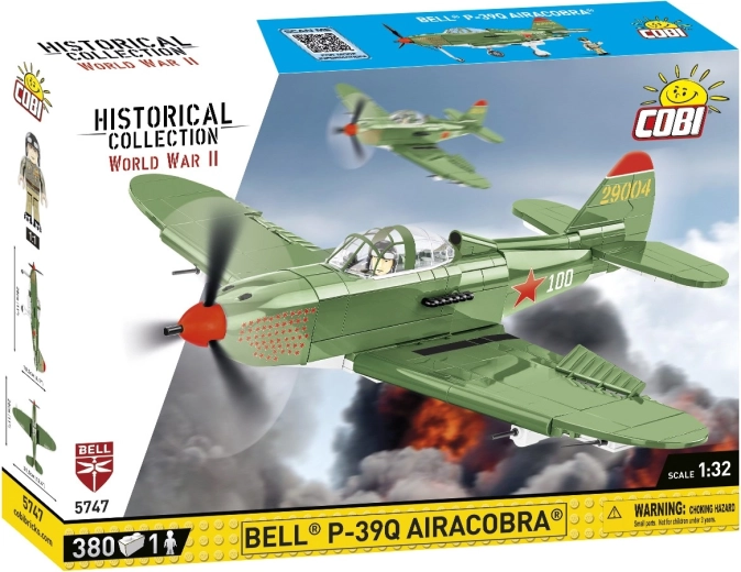Cobi Bell P-39Q Airacobra bouwset 1:32 (380 onderdelen)