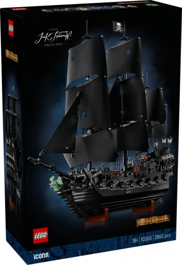 Lego Icons piratenschip van kapitein Jack Sparrow