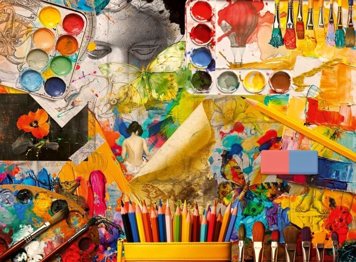 RAVENSBURGER puzzel Kunststudio 500 stukjes