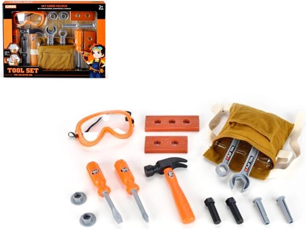 Gereedschapsset met tas voor kleine klussers