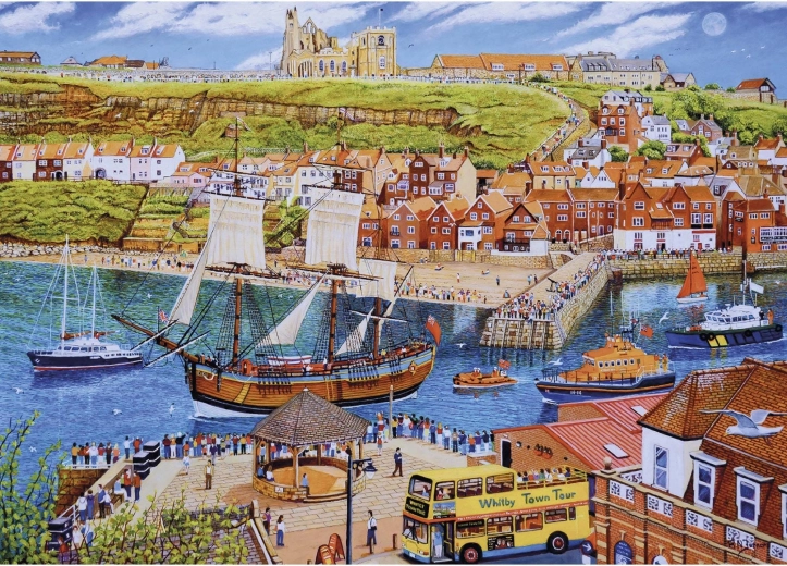 GIBSONS puzzel Endeavour, Whitby 1000 stukjes