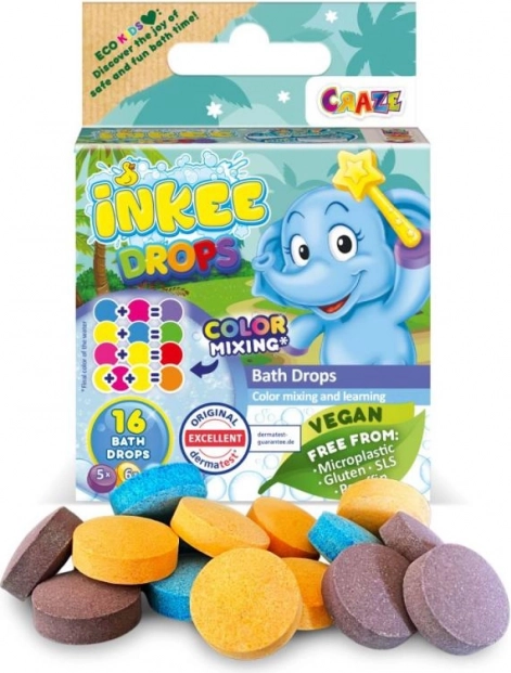 Inkee badvlokken met de geur van suikerspin en sheaboter