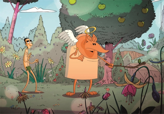 Puzzel CLEMENTONI Netflix Deze wereld krijgt mij niet klein (Zerocalcare II) 1000 stukjes