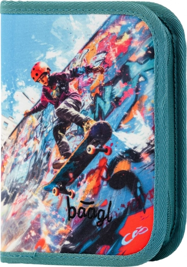 Školní etui enkel-laags Skatepark