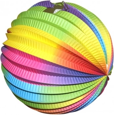 Lampion Bol Rainbow 25 cm