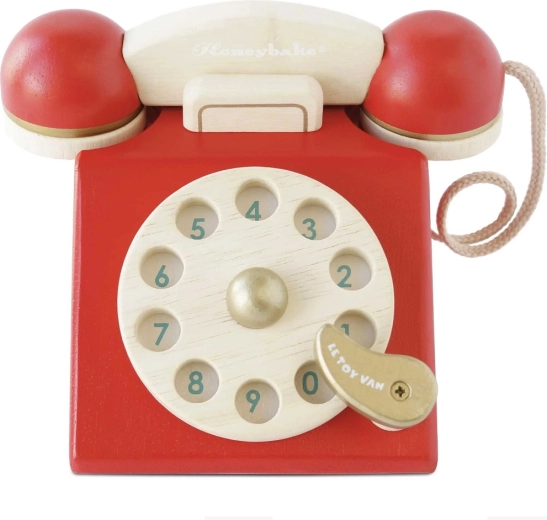 Houten retrotelefoon voor kinderen Le Toy Van