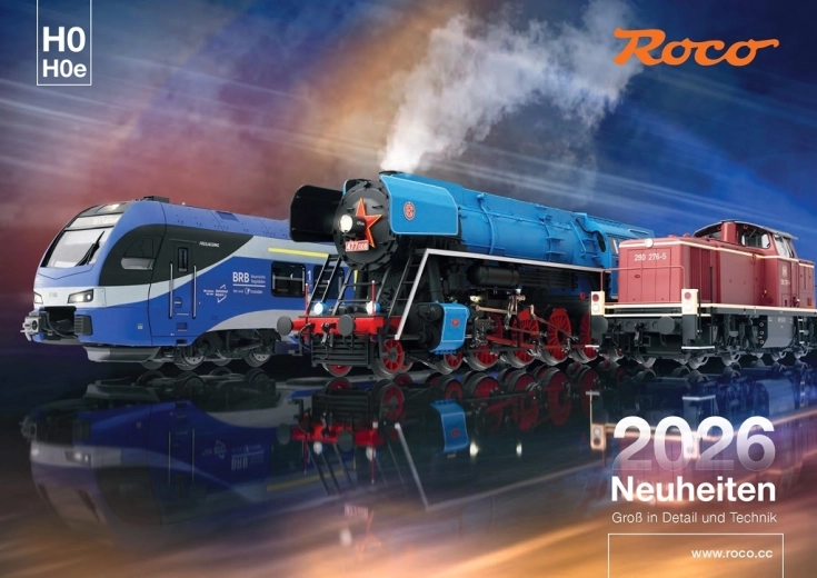 Roco catalogus met nieuwigheden 2026 in het Duits