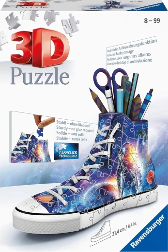RAVENSBURGER 3D-puzzel sneaker space – 108 stukjes