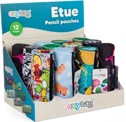 Oxybag etui/penetui rond assort (verkoopbox 12 stuks)