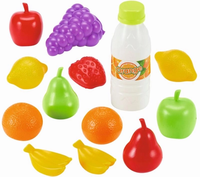 Fruit en groenten in netje