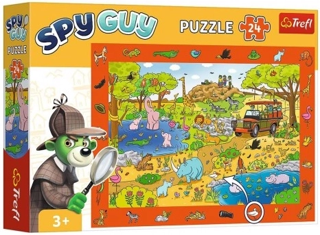 Observatiepuzzel SPY GUY Safari 24 stukjes