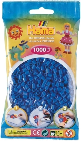 Hama Midi strijkkralen 1000 stuks donkerblauw
