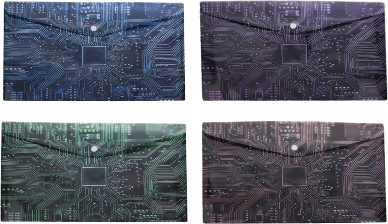 Map met drukknoop 24 × 16,8 cm – basisplaat