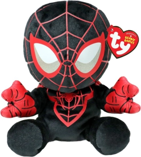 Ty Marvel Miles Morales pluchen figuur 15 cm - 1 stuk