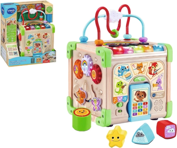 Houten educatieve kubus VTech