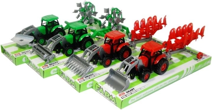Tractor met aanbouwwerktuig