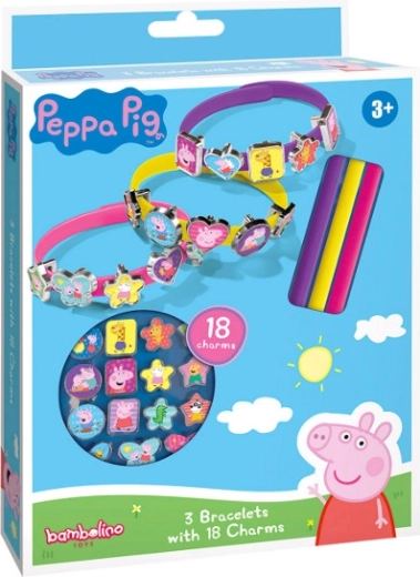 Armbandmaakset met Peppa Pig-bedels