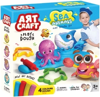 Art Craft boetseerset zeedieren 200 g