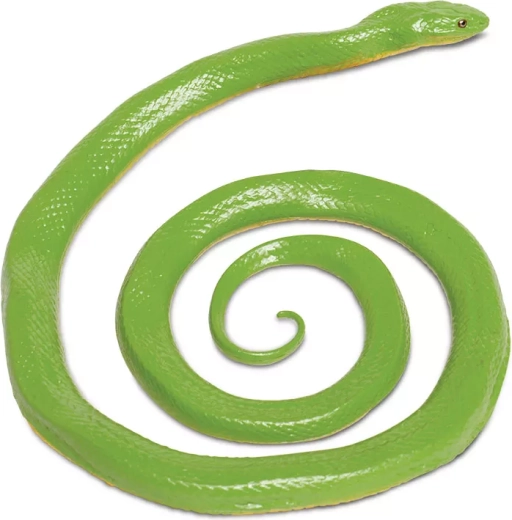 Groene kousenbandslang Safari Ltd. – handgeschilderde figuur - 1 stuk
