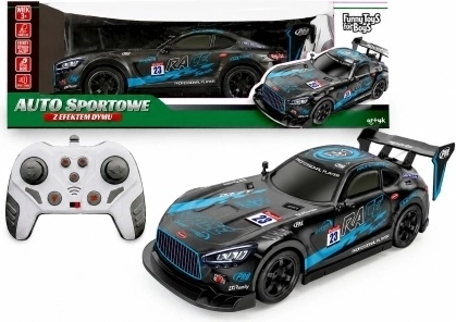 Sportieve RC-auto met rookeffect