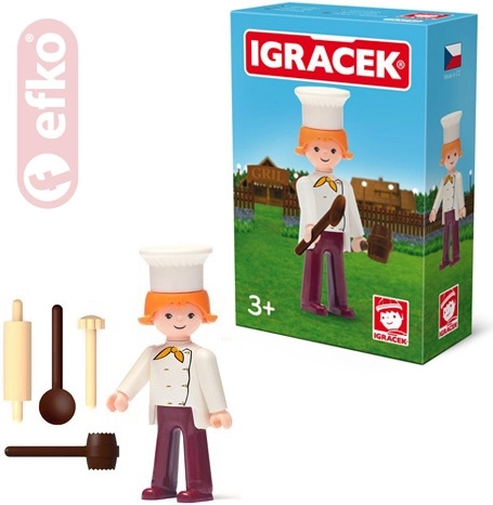 Efko Igráček kokkin met accessoires in doosje