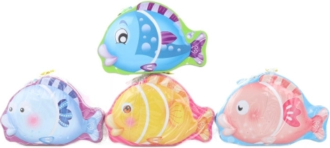 Metalen spaarpot vis met slot