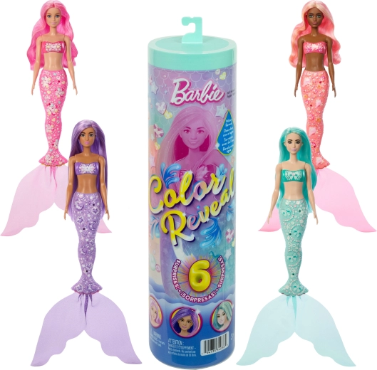 Barbie Color Reveal verrassing – zeemeermin met accessoires