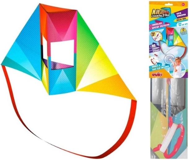 Eolo Toys mini nylon delta-vlieger 56 × 30 cm