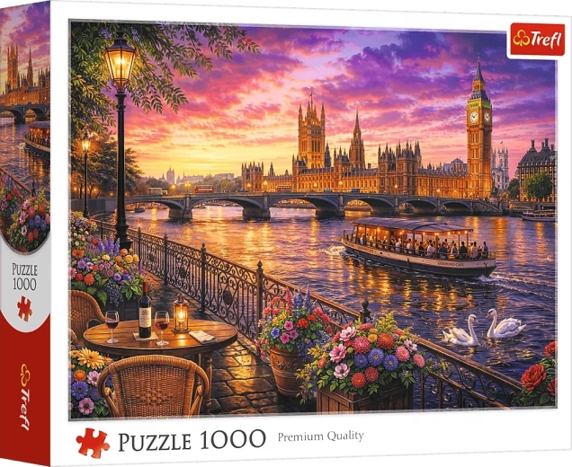 Trefl puzzel Avond aan de Theems, Londen, 1000 stukjes