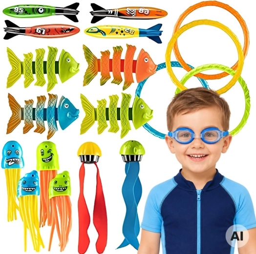 Woopie set duikspeelgoed voor het zwembad – 20 stuks