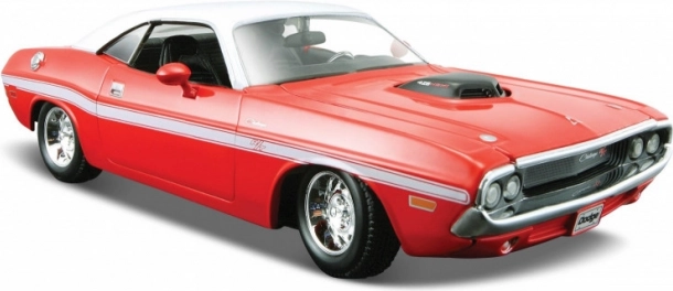 Modelauto Dodge Challenger 1970 1:24 rood