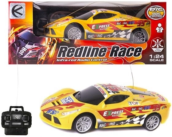 Kleurrijke sportieve RC-auto met afstandsbediening - 1 stuk