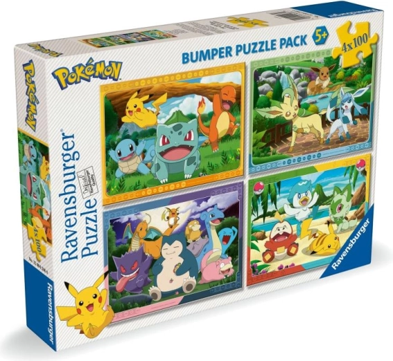 Ravensburger puzzel Pokémon 4×100 stukjes