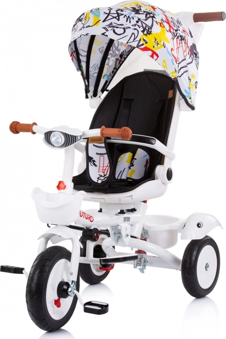 Chipolino driewieler met kap Futuro 2-in-1 Graffiti