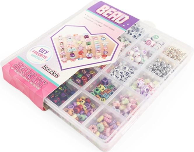 Creatieve set voor het maken van kralenarmbandjes