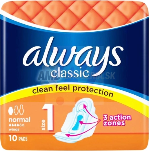 Always Classic Normal hygiënische maandverbanden 10 stuks