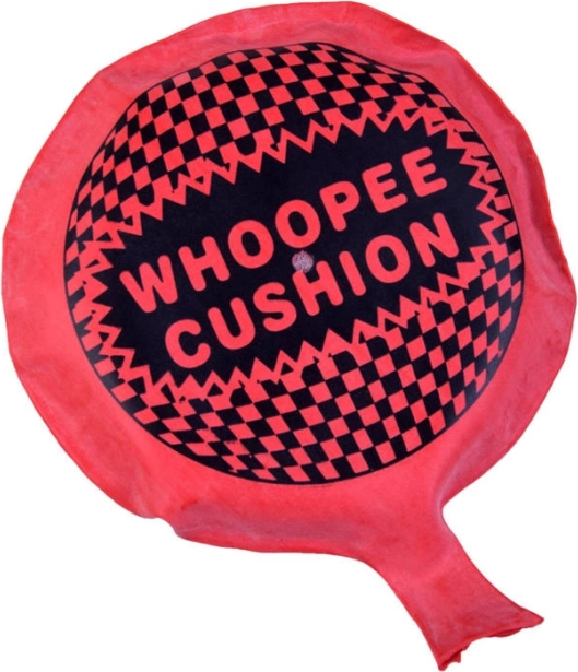 Grappig scheetkussen (whoopee cushion) - 1 stuk
