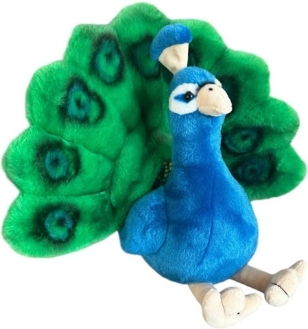 Pluchen pauw 30 cm