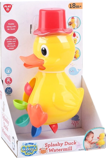 PlayGo spuitende watermolen met eendjes
