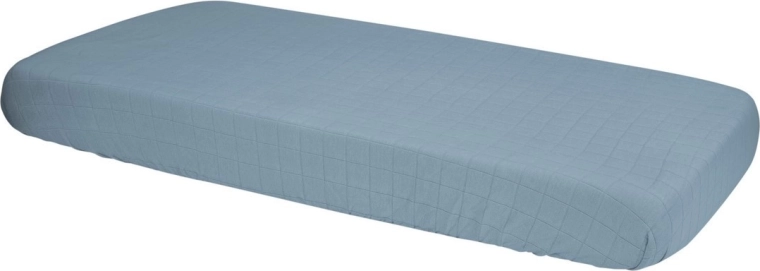 Lodger Slumber Tribe hoeslaken voor wieg 40 × 80 cm ocean