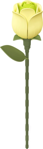 Robotime ROKR Floral Art 3D-puzzel – groene roos, 37 stukjes