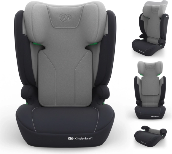 Kinderkraft autostoel i-spark 2 plus i-size 100–150 cm grijs