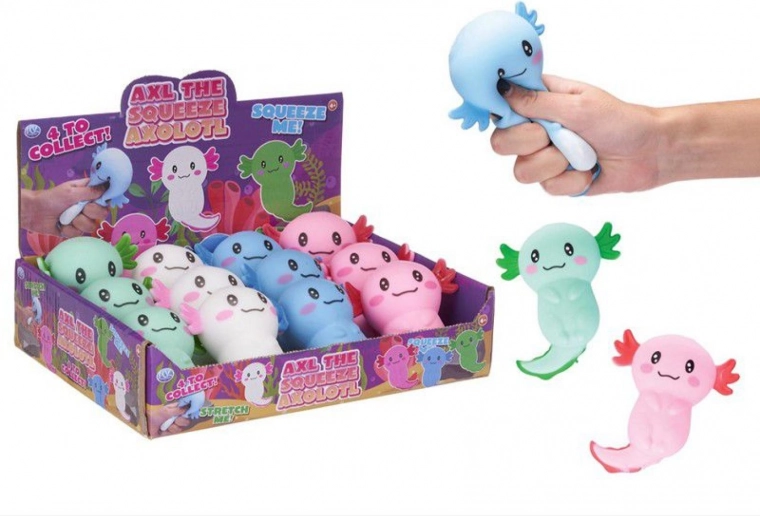 Axolotl anti-stress speelgoed 10 cm
