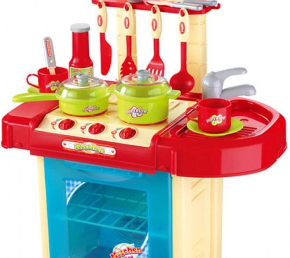 Kinderkeukentje met oven, licht, geluiden en accessoires